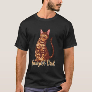 Bengal Cats BENGAL DAD Cat Daddy Bengal Cat Owner T-Shirt