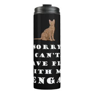 Bengal Cats Cat Cute Funny Thermal Tumbler