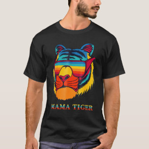 Bengal Cool Tiger Sunglasses Vintage Colourful Tig T-Shirt