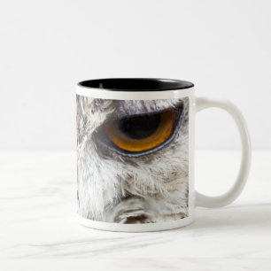 Bengal Eagle Owl Two-Tone Coffee Mug