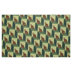 Bengal on a Box Fabric