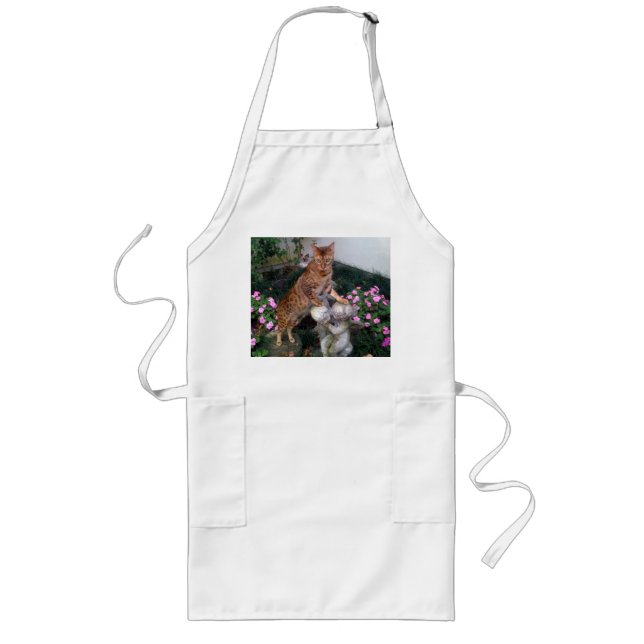 Bengal on statue long apron (Front)