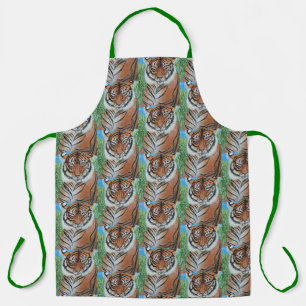 Bengal Tiger All-Over Print Apron