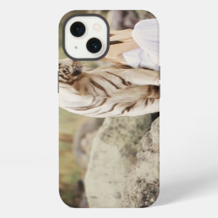 Bengal Tiger and Lady iPhone Case