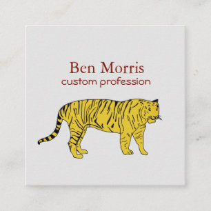 Bengal Tiger Custom Business Card