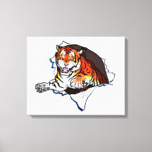 Bengal Tiger jumping out!