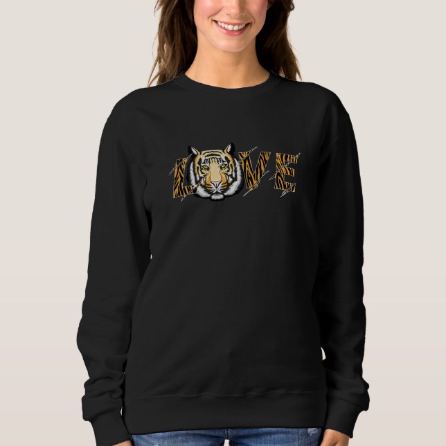 Bengal Tiger Love Sweatshirt (Front)