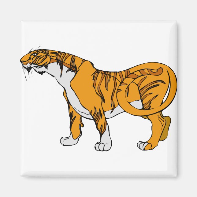Bengal Tiger Magnet (Front)