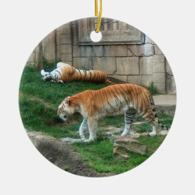 Bengal Tiger Ornament ~ Endangered Species Series (Front)