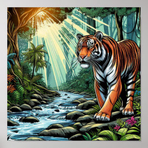 BENGAL TIGER POSTER