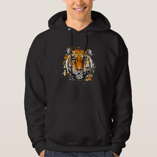 Bengal Tiger Vintage Hoodie (Front)