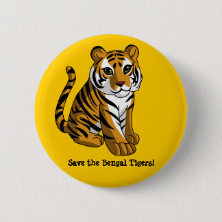 Bengal Tigers 6 Cm Round Badge