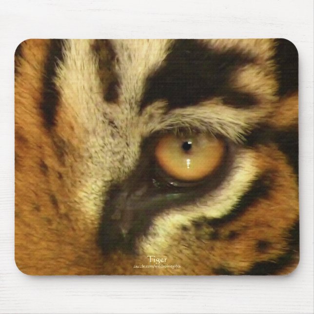 Bengal Tiger's Eye Big Cat Wildlife Mousemat (Front)