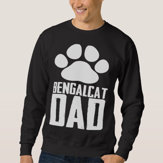 Bengalcat dad sweatshirt (Front)