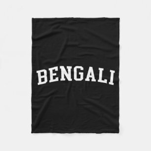 Bengali fleece blanket