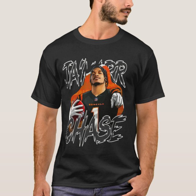 Bengals Jam'aar Chase Cincinnati Superbowl T-Shirt (Front)