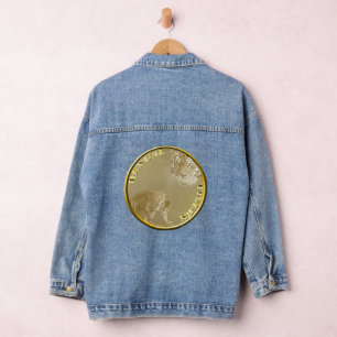 Bengals Tigers Gold Coin, Denim Jacket