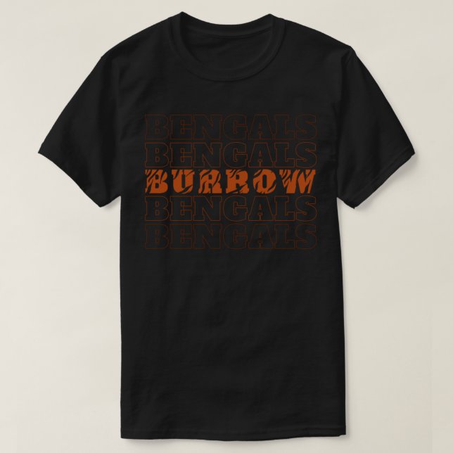 Bengals TShirtbengals burrow T-Shirt (Design Front)