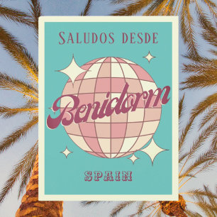 Benidorm Spain espana holiday Postcard