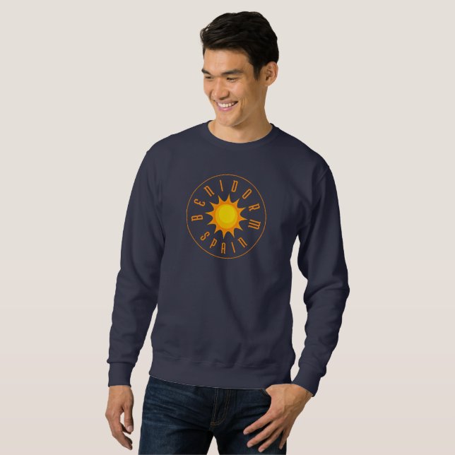 BENIDORM SPAIN SUN SWEATSHIRT (Front Full)