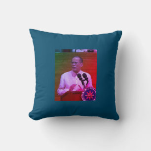 Benigno PNoy Aquino III 15th President Philippines Cushion
