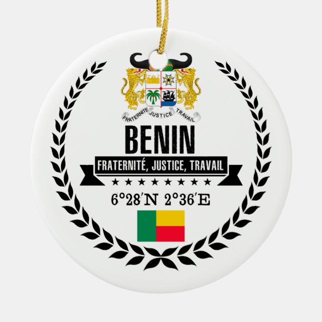 Benin Ceramic Tree Decoration (Front)