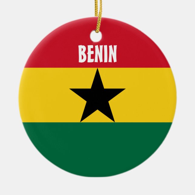 Benin Christmas Ornament (Front)