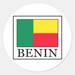 Benin Classic Round Sticker