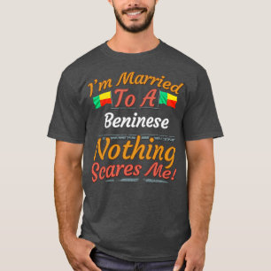 Benin Flag Butterfly Gift for Beninese From Benin T-Shirt