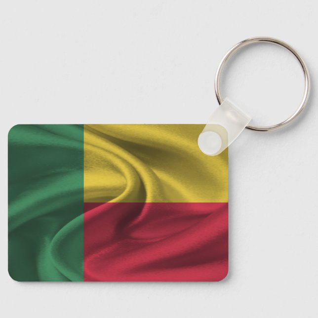 Benin Flag Keychain (Front)