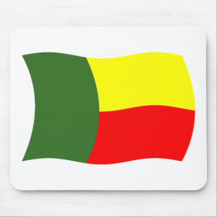 Benin Flag Mousepad