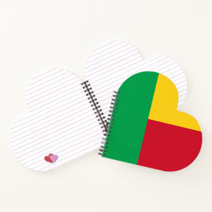 Benin flag notebook