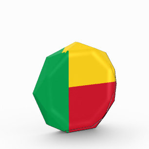 Benin flag photo block