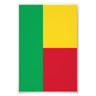 Benin flag photo print