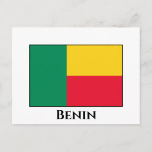 Benin Flag Postcard