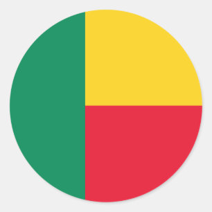 Benin Flag Sticker