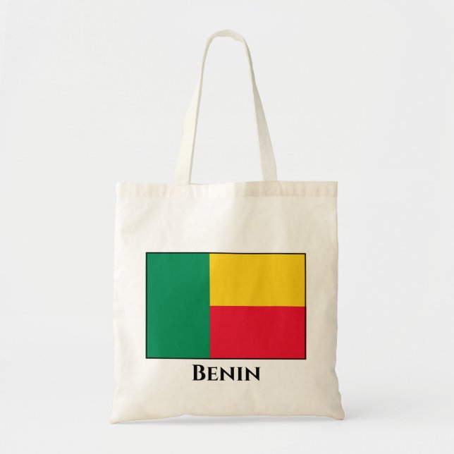 Benin Flag Tote Bag (Front)
