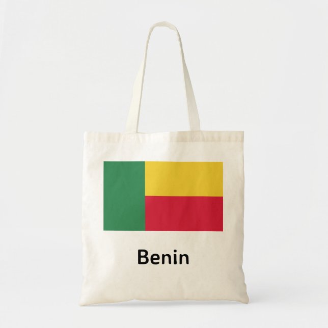 Benin Flag Tote Bag (Front)