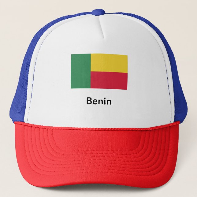 Benin Flag Trucker Hat (Front)