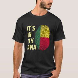 Benin In My Dna Beninese Flag Team Benin T-Shirt