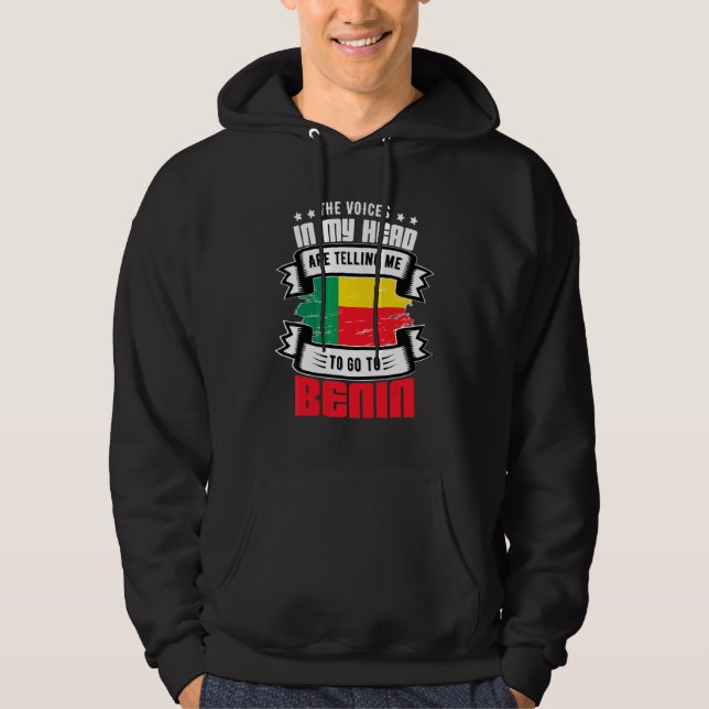 Benin In My Head Hoodie (Front)