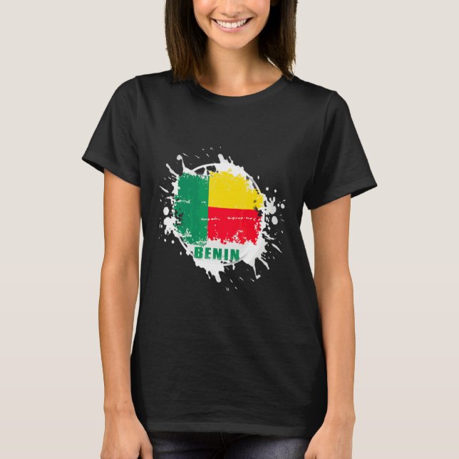 Benin Splash T-Shirt (Front)