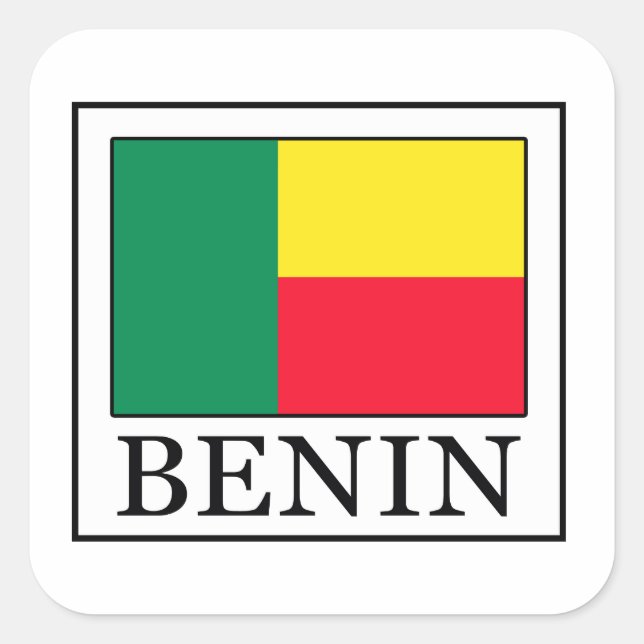 Benin Square Sticker (Front)