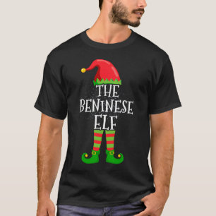 Beninese Elf Family Matching Christmas Group Funny T-Shirt
