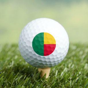 Beninese Flag, Flag of Benin Golf Balls