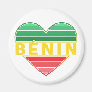 Beninese Heart, I Love Benin Magnet