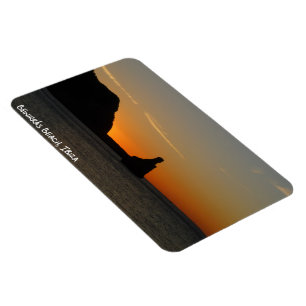 Benirrás Beach Ibiza Sunset Fridge Magnet