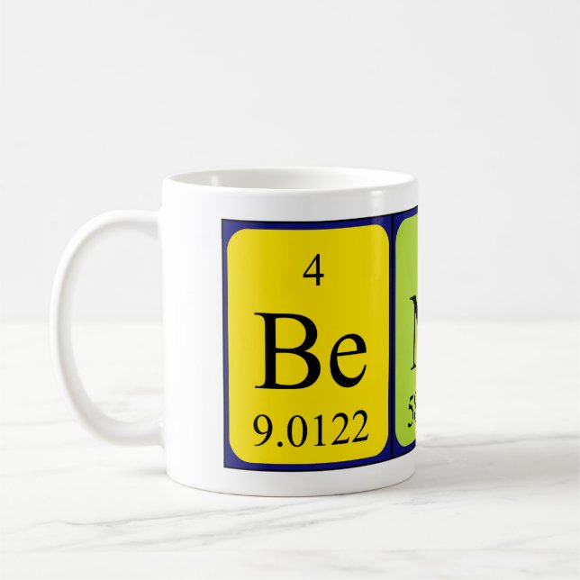 Benita periodic table name mug (Left)