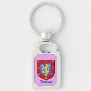 Benitez Historical Shield Key Ring