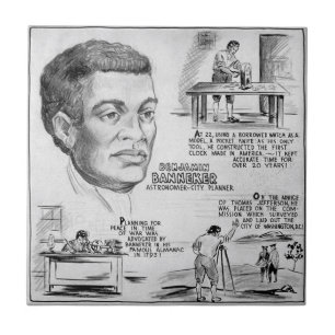 Benjamin Banneker: Black Scientist & Revolutionary Ceramic Tile